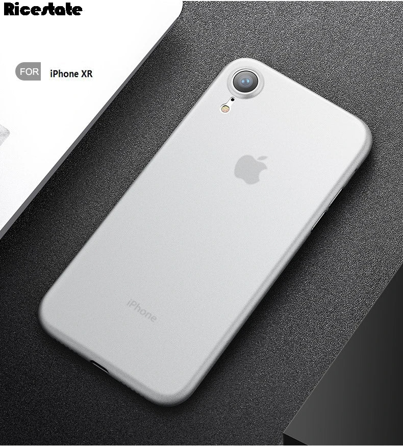 Ultra thin Fundas Phone case For iphone iphone XR X R Rubber back cover For iphone X XR XS Max PP Hard Cases