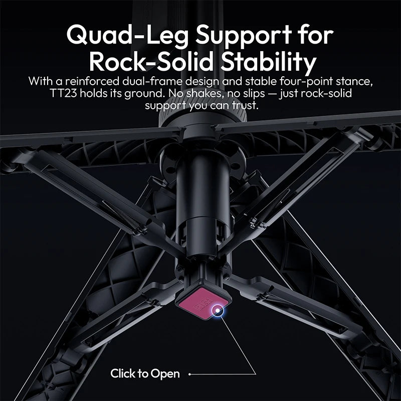 Ulanzi TT23 Auto-Tracking Selfie Stick Tripod for Travel Vlog Livestreaming