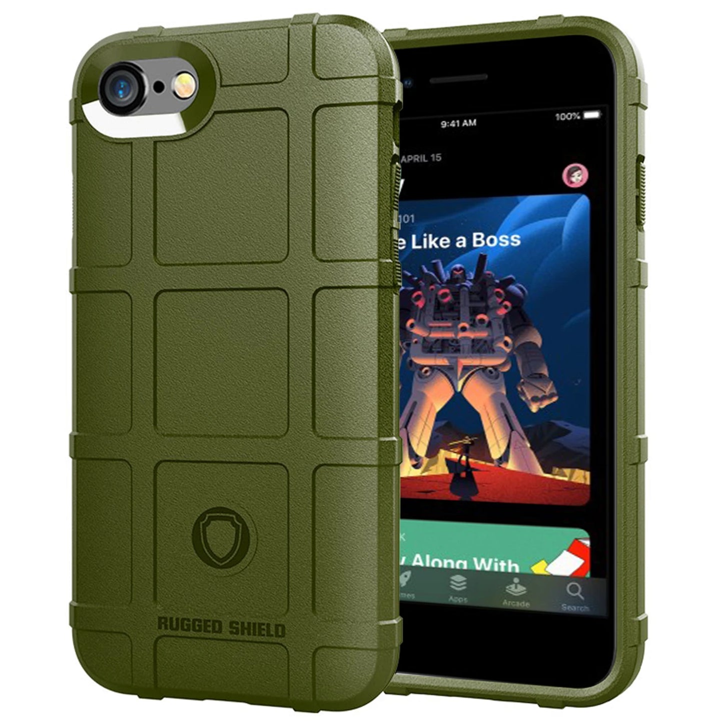 Military Armor Case For IPhone SE 2020 Se2 Soft Silicone Phone Cover For Iphone Se 2022 Se3 Shockproof Shield Cases