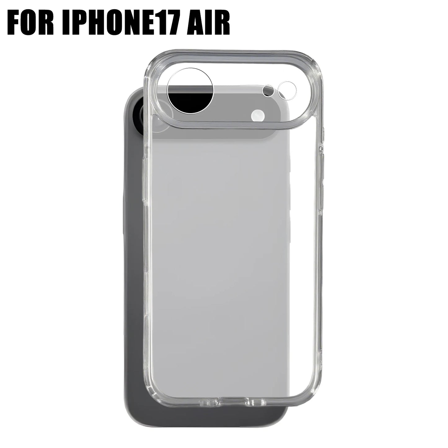 17Pro Shockproof Phone Cases Transparent Corner Protectors Phone Cover for IPhone 17/17 Air/17 Pro/17 ProMax Anti-scratch Case