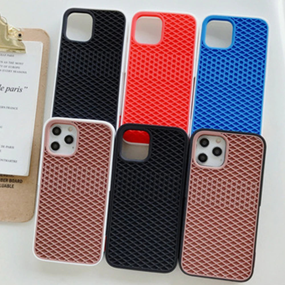 Waffle Shoe Sole Phone Case For iPhone 17 16 15 14 13 12 11 Pro Max Plus Mini X XR XS 6 7 8 Cases Silicone Back-Van-case Cover