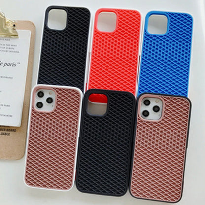 Waffle Shoe Sole Phone Case For iPhone 17 16 15 14 13 12 11 Pro Max Plus Mini X XR XS 6 7 8 Cases Silicone Back-Van-case Cover