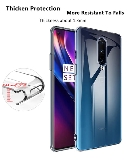 Transparent Phone Cases For OPPO Oneplus 11 10 7 6T 8 9 Pro Shockproof Silicone TPU Case For Oneplus 7T 6 Pro Soft Back Cover