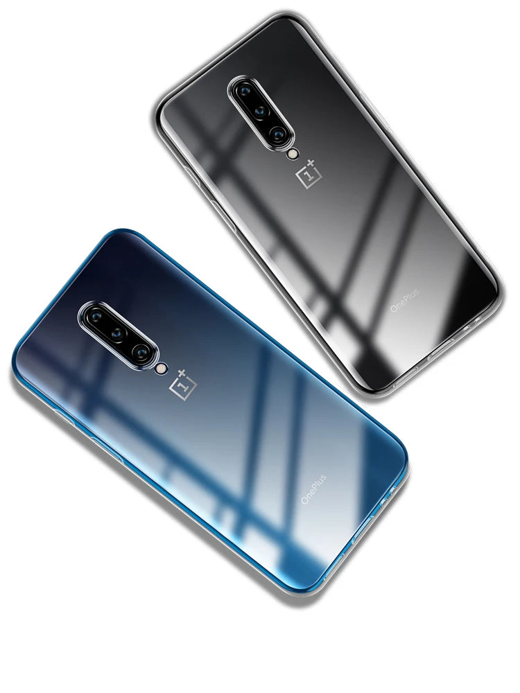 Transparent Phone Cases For OPPO Oneplus 11 10 7 6T 8 9 Pro Shockproof Silicone TPU Case For Oneplus 7T 6 Pro Soft Back Cover