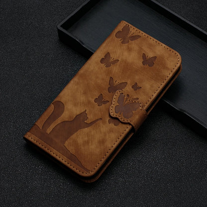 i Phone 17 Flip Case for Coque iPhone 15 16 14 13 12 11 Pro Max iPhon 15 Plus Cases Cute Cat Butterfly Leather Wallet Back Cover