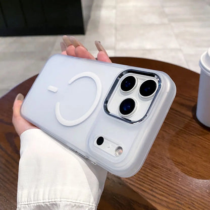 High Quality Magnetic Multicolored Style Phone Case For iPhone 17 16 15 14 13 Pro Max Plus Anti-drop Anti-slip Protective Case