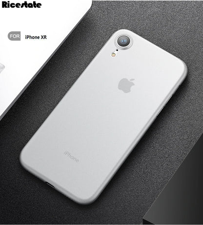 Ultra thin Fundas Phone case For iphone iphone XR X R Rubber back cover For iphone X XR XS Max PP Hard Cases