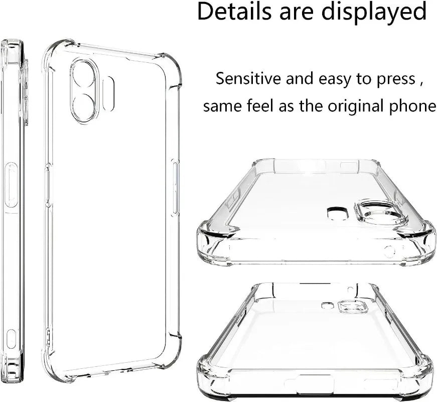 Soft TPU Transparent Phone Case for Nothing Phone 2 1 5G Shockproof Airbag Protective Clear Cover Shell Capa Fundas