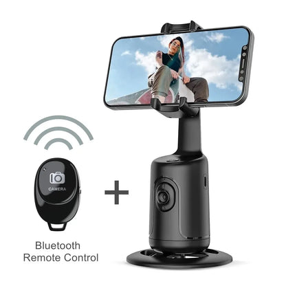 Auto Face Tracking Phone Holder 360° Rotation Motion Tracking Mount Selfie Stick Tripod
