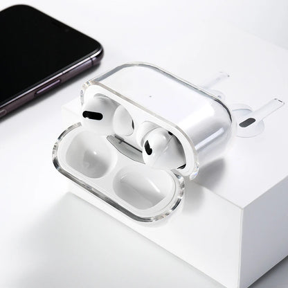 PC Earphone Cases For Airpods 4/Airpods 3 Case Headphones Protective transparent Case  Airpods Pro 2 Airpods Covers 1-2PCS