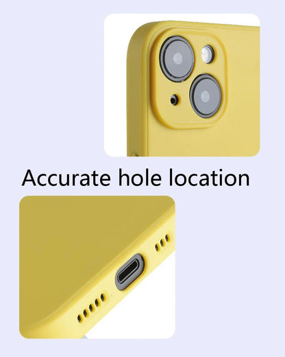 Liquid Silicone Phone Case for iphone 13 mini 14 15 Pro Max 15 Plus Candy Color Soft Back Cover Cases
