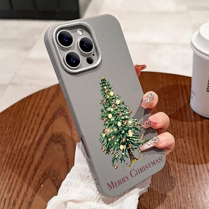 Christmas Tree Cartoon Cute Phone Case For iPhone 11 Cases iPhone 13 12 14 15 16 Pro Max 7 8 Plus X XS XR SE2 Shockproof Cover