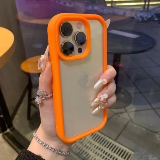 Luxury Transparent Candy Phone Case For iPhone 17 Air 11 12 13 14 15 16 17 Pro Max Plus Shockproof Clear Bumper Cases Cover