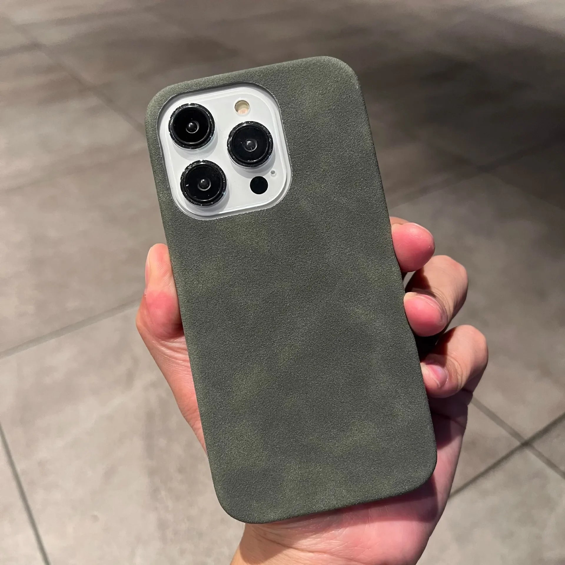 Phone Case For iPhone 16 15 14 13 12 11 Pro Max Plus Suede Leather Cases Matte Silicone Soft Shockproof Cover Fashion by Quickfindgoods. Store