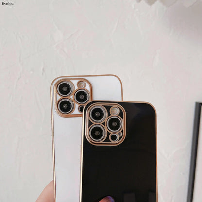 Crossbody lanyard Plating Phone Case For Nothing Phone 2 Soft TPU Lens protection Shockproof Back Cover For Nothing Phone 3A Pro