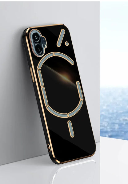 For Nothing Phone 1 Case For NothingPhone1 Phone1 Silicone Shockproof Back Cover Coque Carcase 6D Plaiting Soft TPU Phone Cases