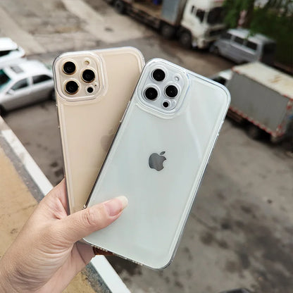 TPU Soft Phone Case For iPhone 17 Pro Max 17 Air 17 Pro Clear Cover For iPhone 17 Luxury Transparent Protective Shell Accessory