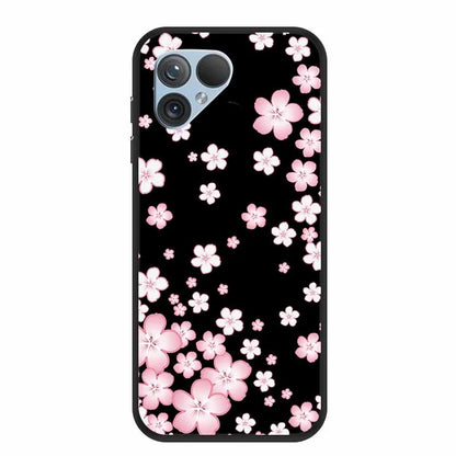 For Fairphone 5 Case 6.46" TPU Soft Silicone Bumper Luxury Back Cover Phone Cases for Fairphone5 5G Flower Cute Shockproof Coque