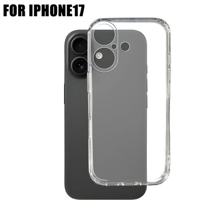 17Pro Shockproof Phone Cases Transparent Corner Protectors Phone Cover for IPhone 17/17 Air/17 Pro/17 ProMax Anti-scratch Case