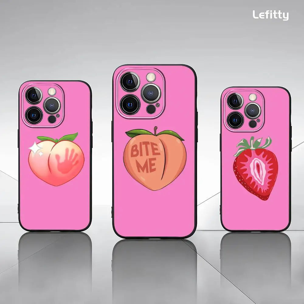 Comics Sex Icon Funny Phone Case For IPhone 16 15 14 13 Pro Max Plus Mini Frosted Soft Shell Funda Shockproof Cases