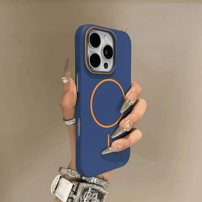 Luxury Magsafe Wireless Charging PC Phone Cases For iPhone 12 13 14 15 16 Pro Max Plus Matte Magnetic Bumper Cases Cover