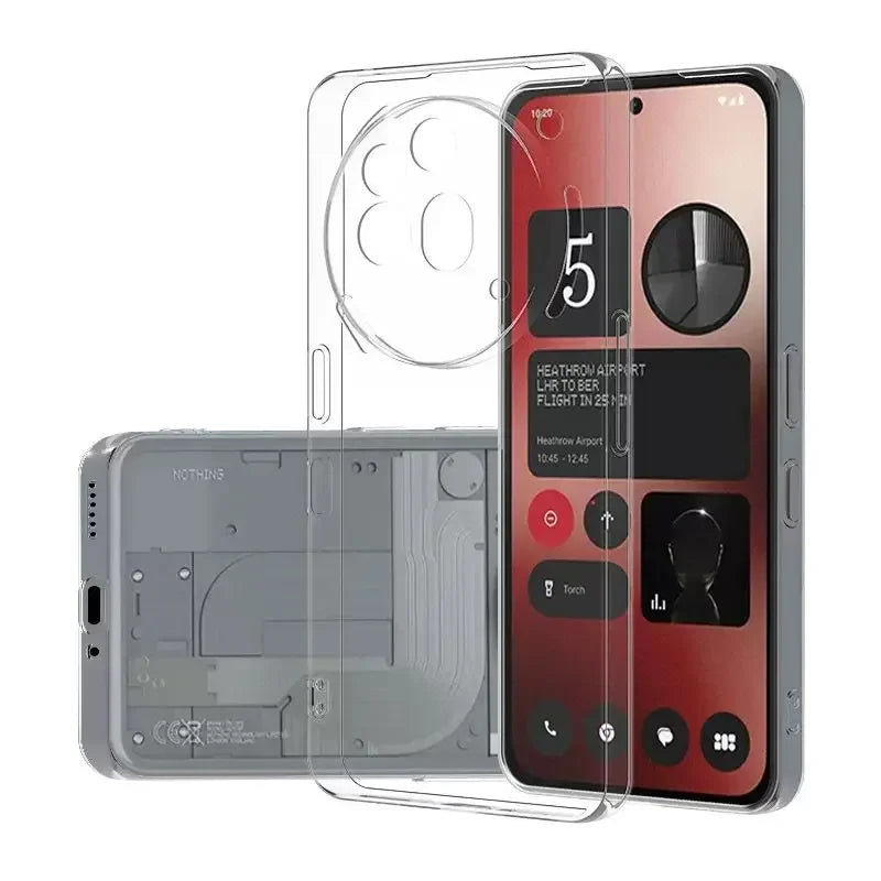 Simple Slim Soft TPU Clear Transparent Phone Cases For Nothing Phone 3A Pro Case Phone3APro 3APro 5G Cover Fundas Capa 3 A Coque