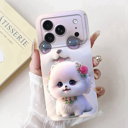 Cutie case for iPhone 17 Pro Max 17 Air Soft Silicone Shockproof Cases For iPhone17 17Pro 17Air Covers Bumpers