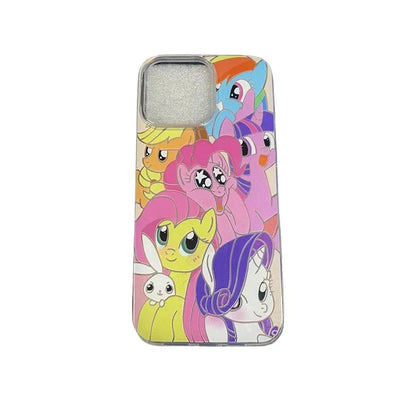My Little Pony Pinkie Pie Phone Cases for IPhone 15 14 13 12 11 Pro Max Y2K Decorative Cover for IPhone 14 15 Plus Protective