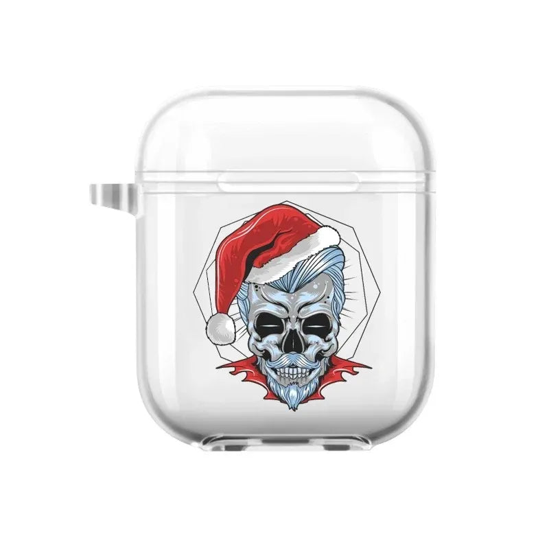 Christmas Santa Elk Earphone Case for Airpods 4th 3rd 2 Pro Shockproof Cover for Airpod 2 3 1 Protective Accessorie Shell Fundas