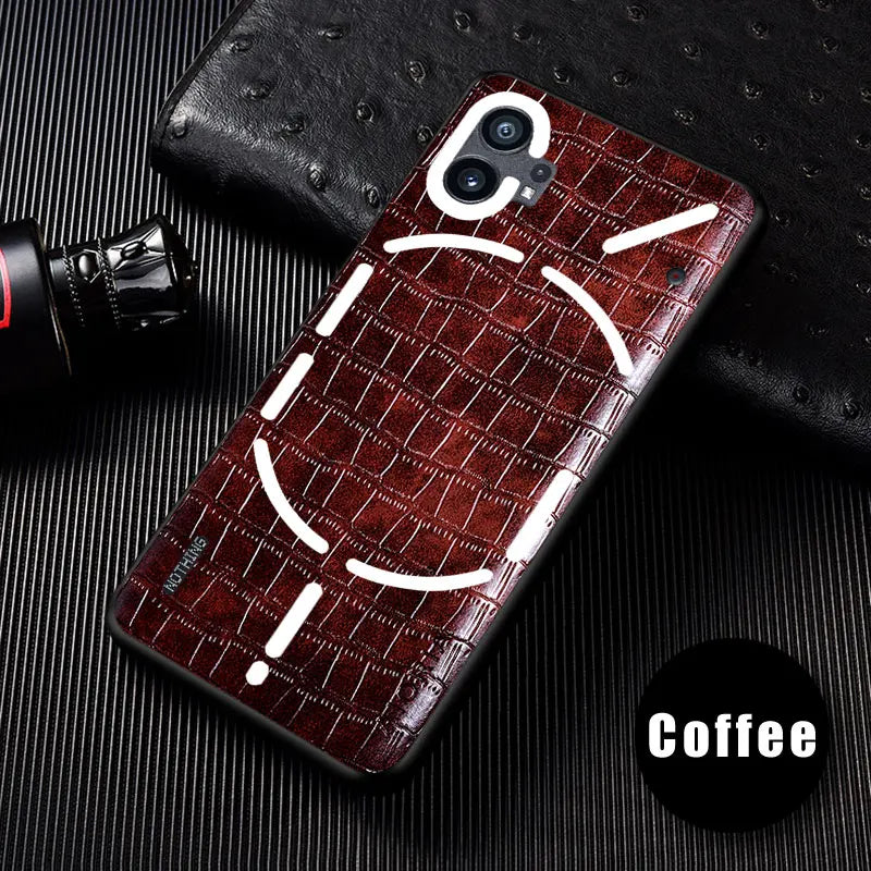 Leather Case For Nothing Phone 3 2 1 Premium PU Slim Fit Design Unti-Scratch Protective Back Cover for Nothing Phone 3 case
