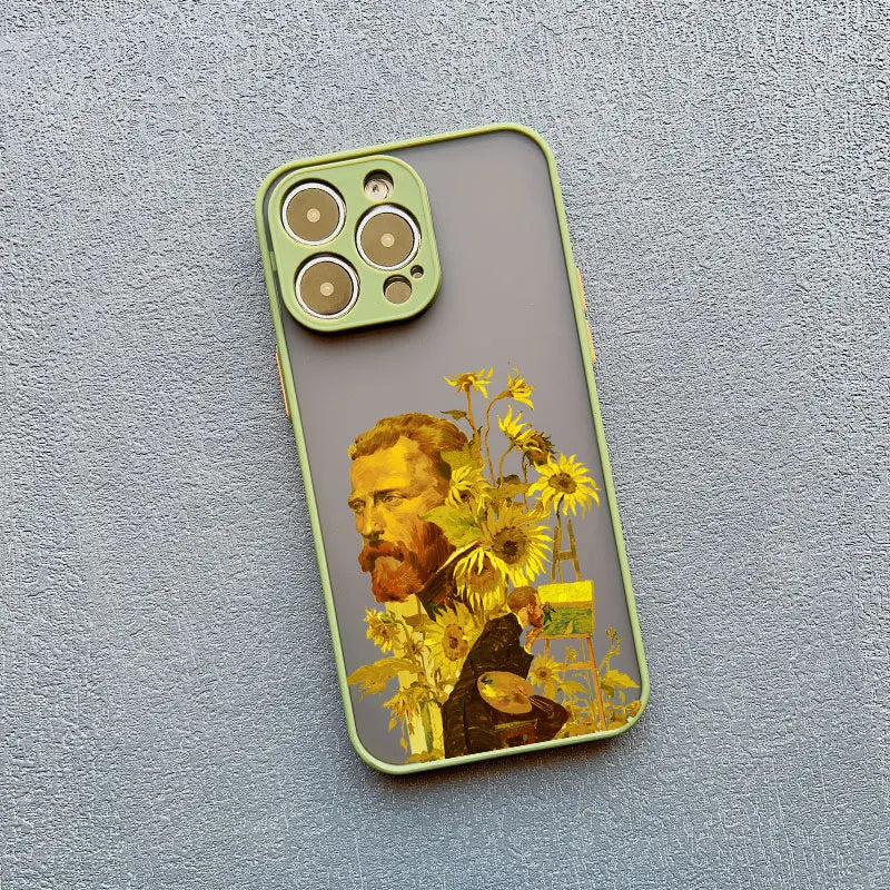 Art Painting Phone Cases For iPhone 11 12 13 14 15 16 Pro Max 15 14 Plus 13 12 Mini X XS XR 7 8 Plus SE2 Shockproof Case Cover