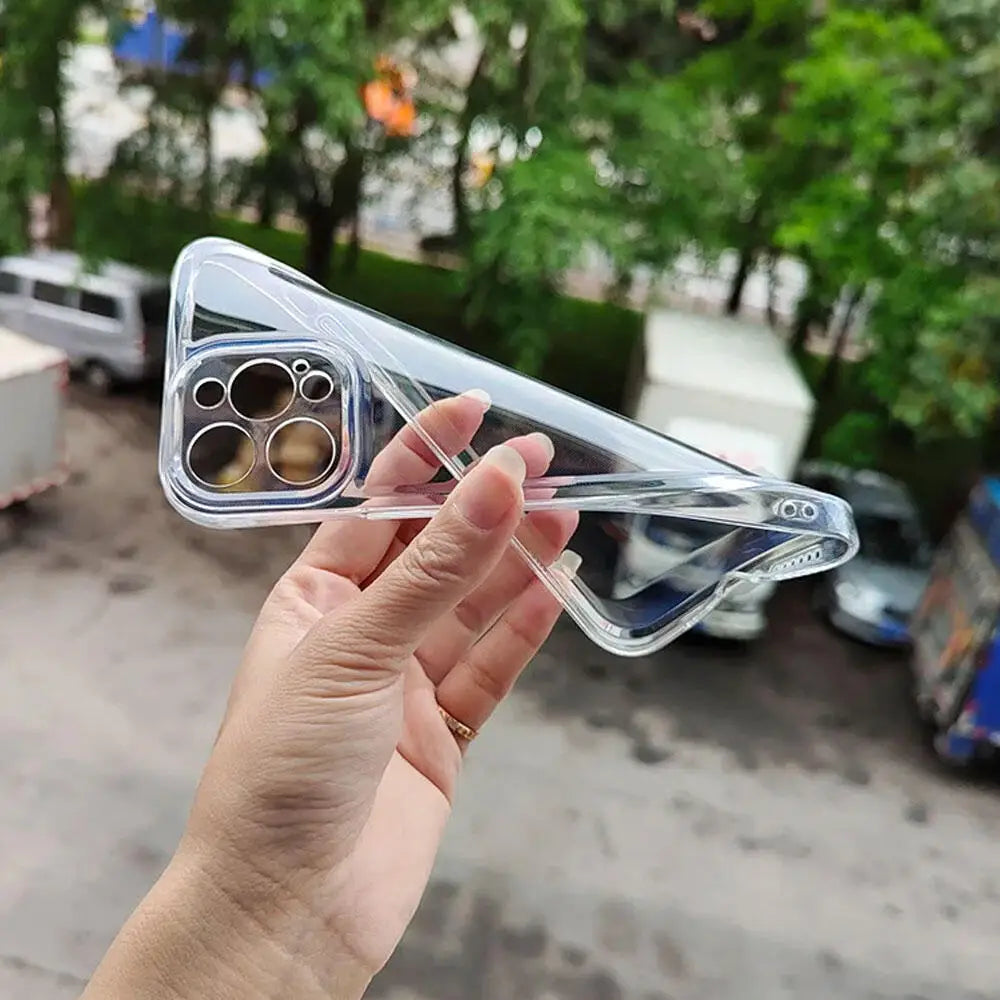 TPU Soft Phone Case For iPhone 17 Pro Max 17 Air 17 Pro Clear Cover For iPhone 17 Luxury Transparent Protective Shell Accessory