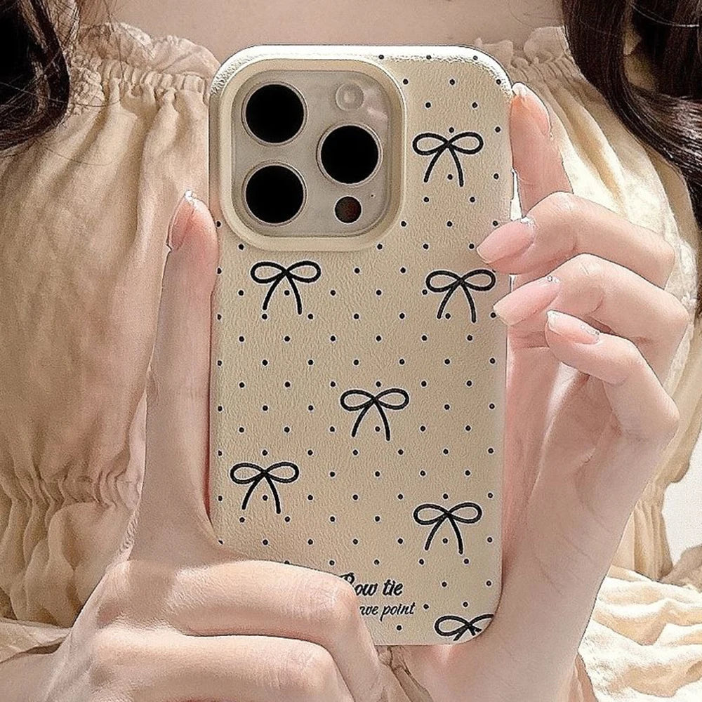 INS Leather Phone Case For IPhone 16 Pro Max Case IPhone 11 12 13 14 15 Pro MaxShockproof Soft Silicone Cover Case Funda Bumber