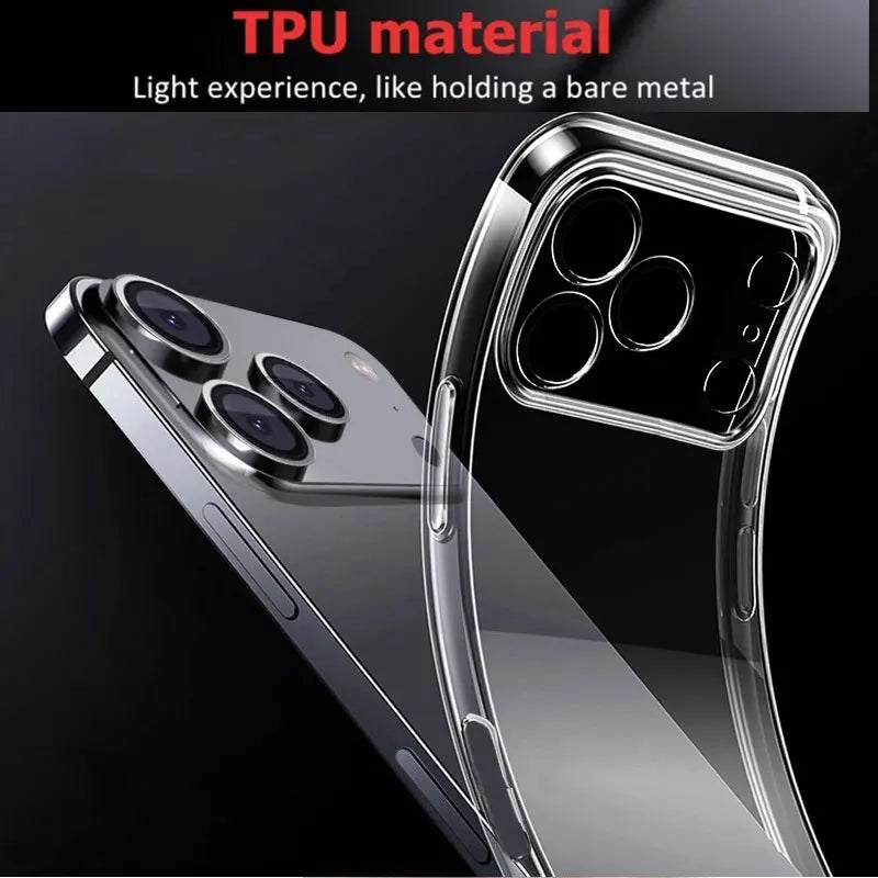 Soft Silicone TPU Phone Case For iPhone 17 Pro Max Anti-fall Transparent Phone Cover For  iPhone17 17 Pro 17Air Shockproof Cases