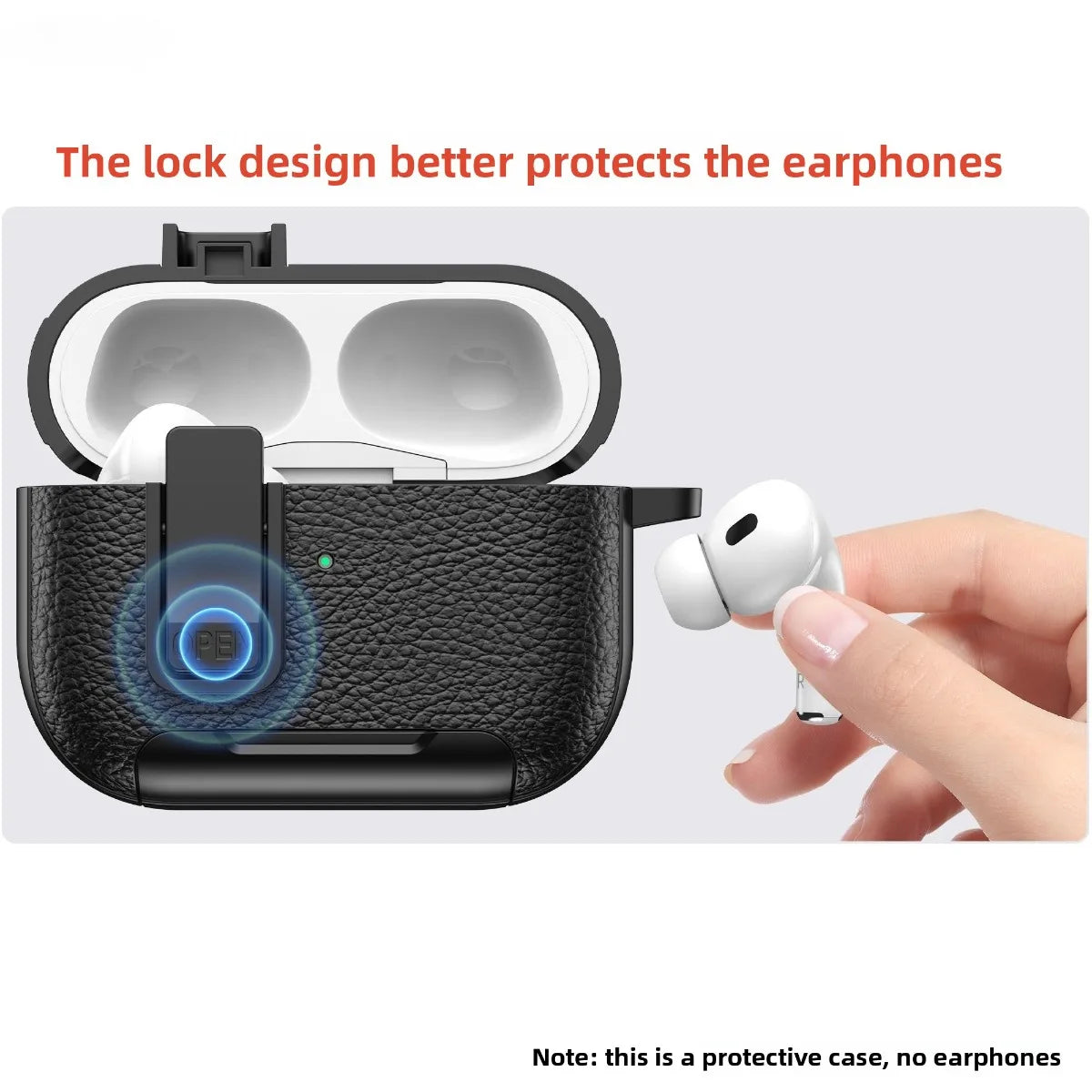 Can be used in mobile phone holders For AirPods Pro 3 Case Shockproof Protective Cover For AirPods 1 2 3 4 Pro Leather Bracket