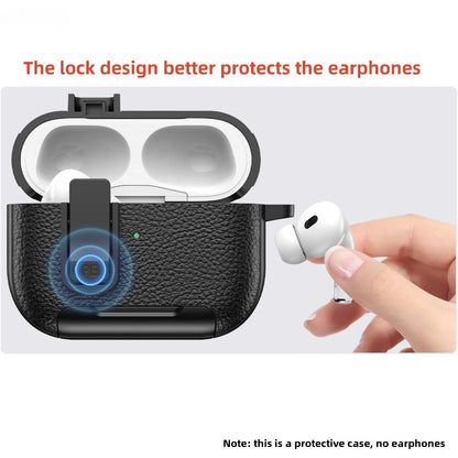 Can be used in mobile phone holders For AirPods Pro 3 Case Shockproof Protective Cover For AirPods 1 2 3 4 Pro Leather Bracket