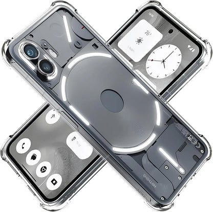 Soft TPU Transparent Phone Case for Nothing Phone 2 1 5G Shockproof Airbag Protective Clear Cover Shell Capa Fundas