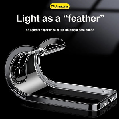 Transparent Phone Case For iPhone 11 12 13 14 15 Pro Max Case Silicone Soft Cover For iPhone  X XS Max XR 8 7 Plus Back Cover