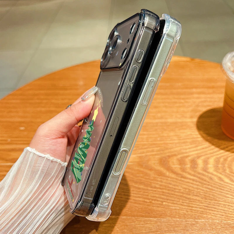 Christmas Tree Gifts Phone Case For iPhone Air 17 Pro 16 15 Pro Max 14 13 12 Pro 11 Shockproof Soft Silicone Transparent Cover