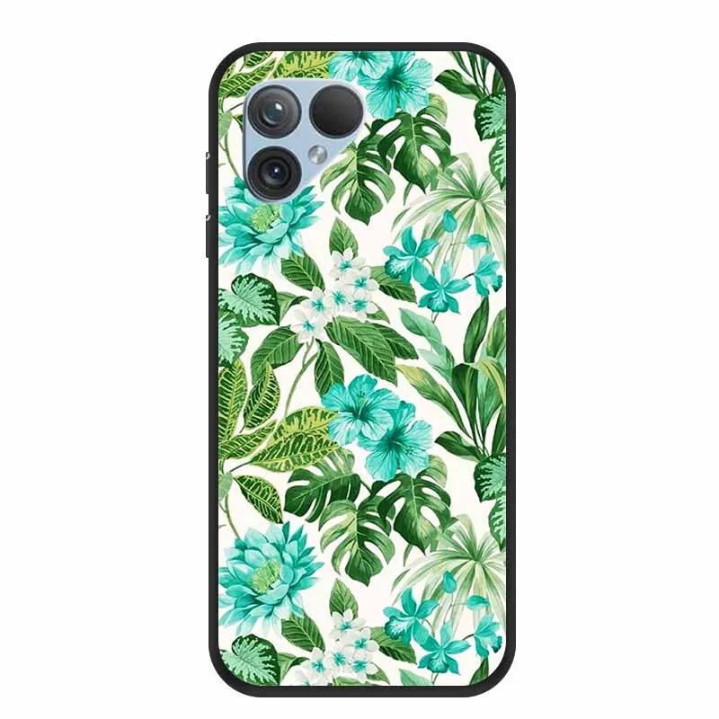 For Fairphone 5 Case 6.46" TPU Soft Silicone Bumper Luxury Back Cover Phone Cases for Fairphone5 5G Flower Cute Shockproof Coque