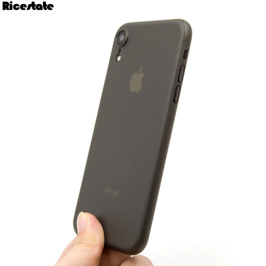 Ultra thin Fundas Phone case For iphone iphone XR X R Rubber back cover For iphone X XR XS Max PP Hard Cases
