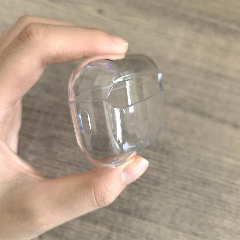 PC Earphone Cases For Airpods 4/Airpods 3 Case Headphones Protective transparent Case  Airpods Pro 2 Airpods Covers 1-2PCS