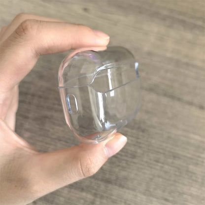 PC Earphone Cases For Airpods 4/Airpods 3 Case Headphones Protective transparent Case  Airpods Pro 2 Airpods Covers 1-2PCS