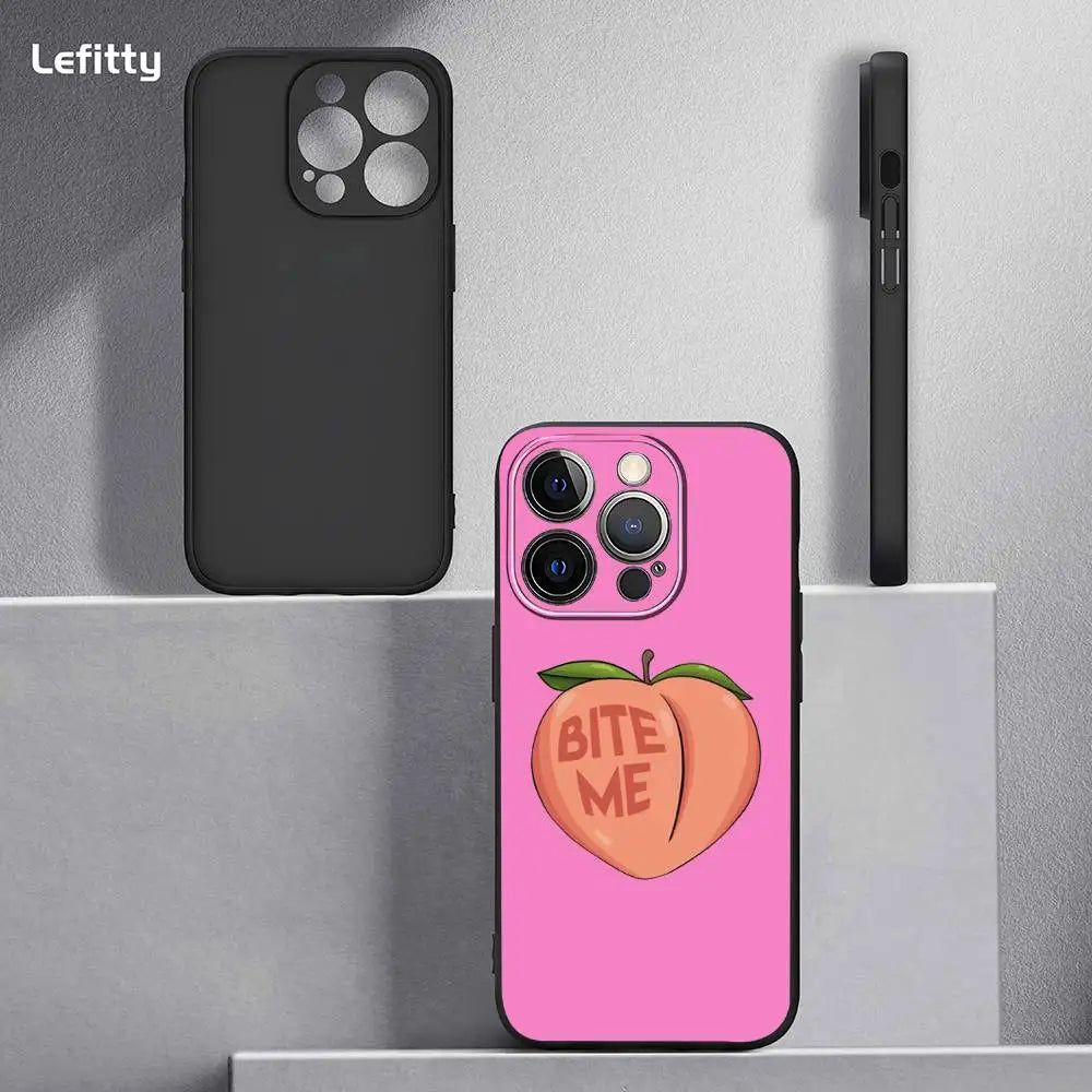 Comics Sex Icon Funny Phone Case For IPhone 16 15 14 13 Pro Max Plus Mini Frosted Soft Shell Funda Shockproof Cases