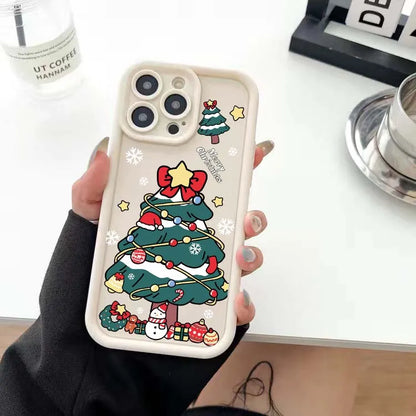 Christmas Elk Silicone Phone Cases For Motorola Moto G30 G05 G34 G04 G24 G14 G15 G22 G04S E32 E13 E40 E14 E22 G9 G Play 2025