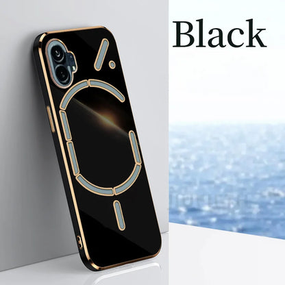 For Nothing Phone 1 Case For NothingPhone1 Phone1 Silicone Shockproof Back Cover Coque Carcase 6D Plaiting Soft TPU Phone Cases