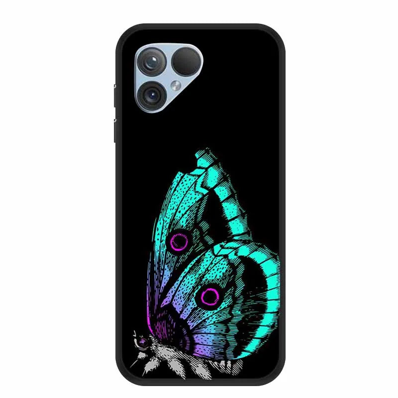 For Fairphone 5 Case 6.46" TPU Soft Silicone Bumper Luxury Back Cover Phone Cases for Fairphone5 5G Flower Cute Shockproof Coque