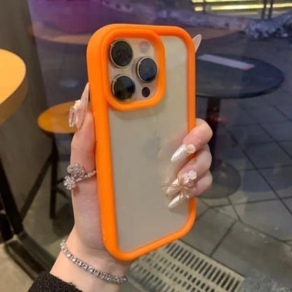 Luxury Transparent Candy Phone Case For iPhone 17 Air 11 12 13 14 15 16 17 Pro Max Plus Shockproof Clear Bumper Cases Cover