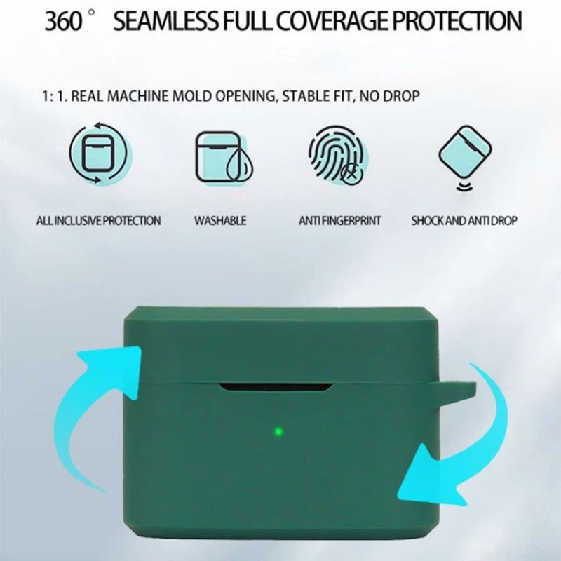 Headphone Protective Case Suitable For 1MORE Q30/EC305 Shockproof&Dustproof Cover Soft Silicone Sleeve