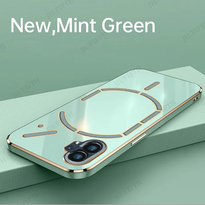 For Nothing Phone 1 Case For NothingPhone1 Phone1 Silicone Shockproof Back Cover Coque Carcase 6D Plaiting Soft TPU Phone Cases